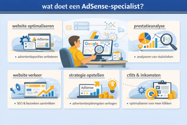 Alles over het beroep AdSense-specialist Wat doet een AdSense-specialist